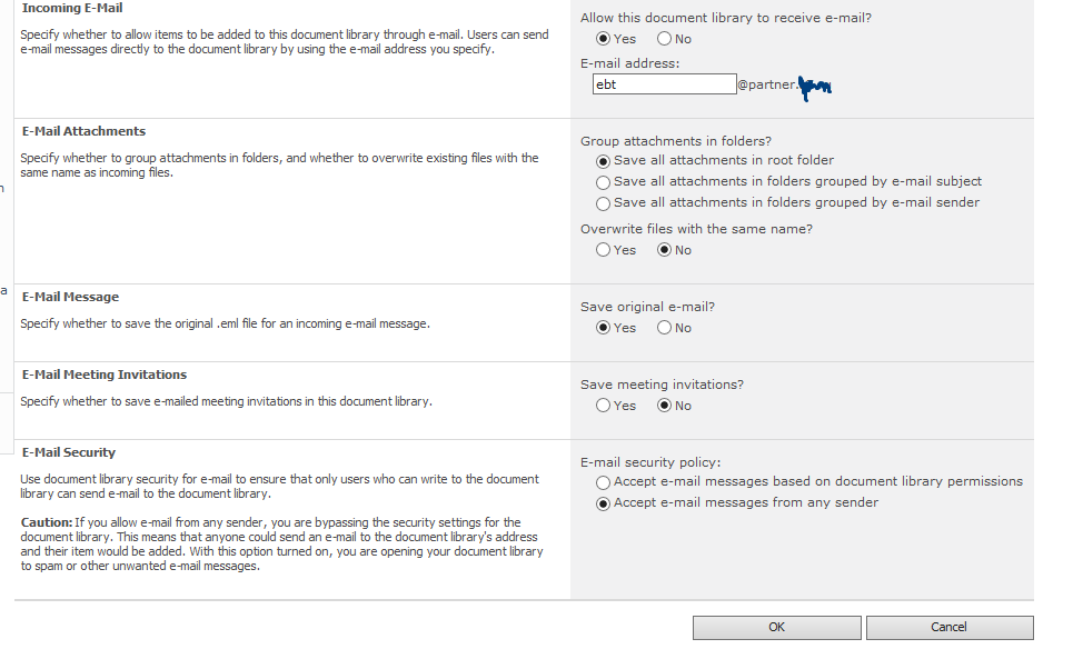 Как использовать функцию обработки входящей почты в SharePoint 2010 — пример из практики