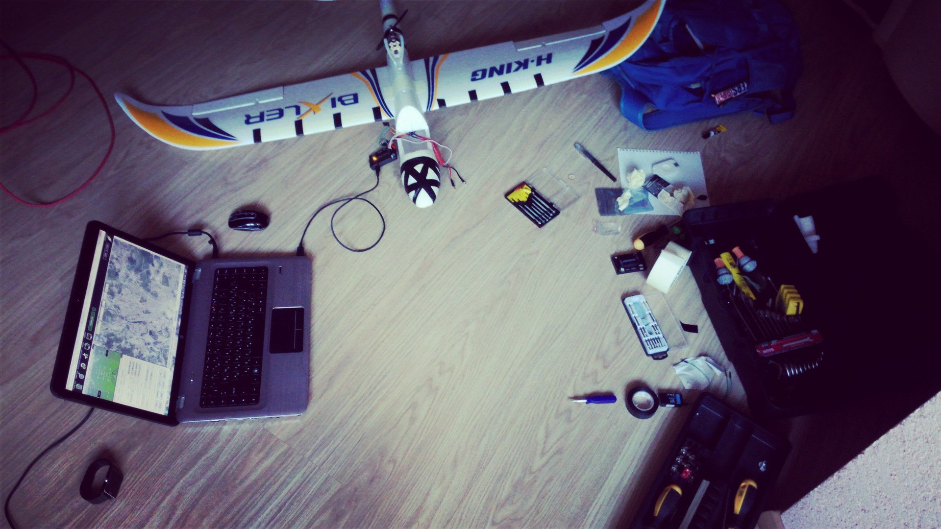 Как мы летающего робота собирали