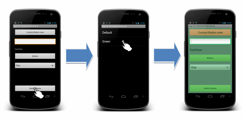 Как отделить тему от приложения Как отделить тему от приложения
