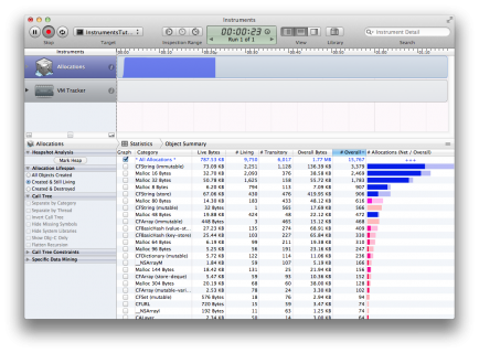 Как пользоваться утилитой Instruments в Xcode Как пользоваться утилитой Instruments в Xcode