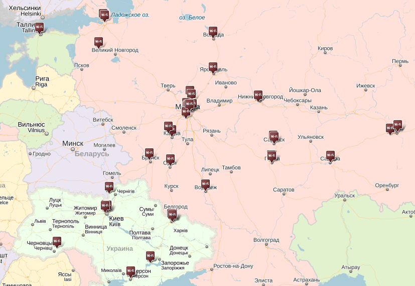 Карта Mesh Wi Fi: А давайте построим свою Mesh сеть в России и СНГ