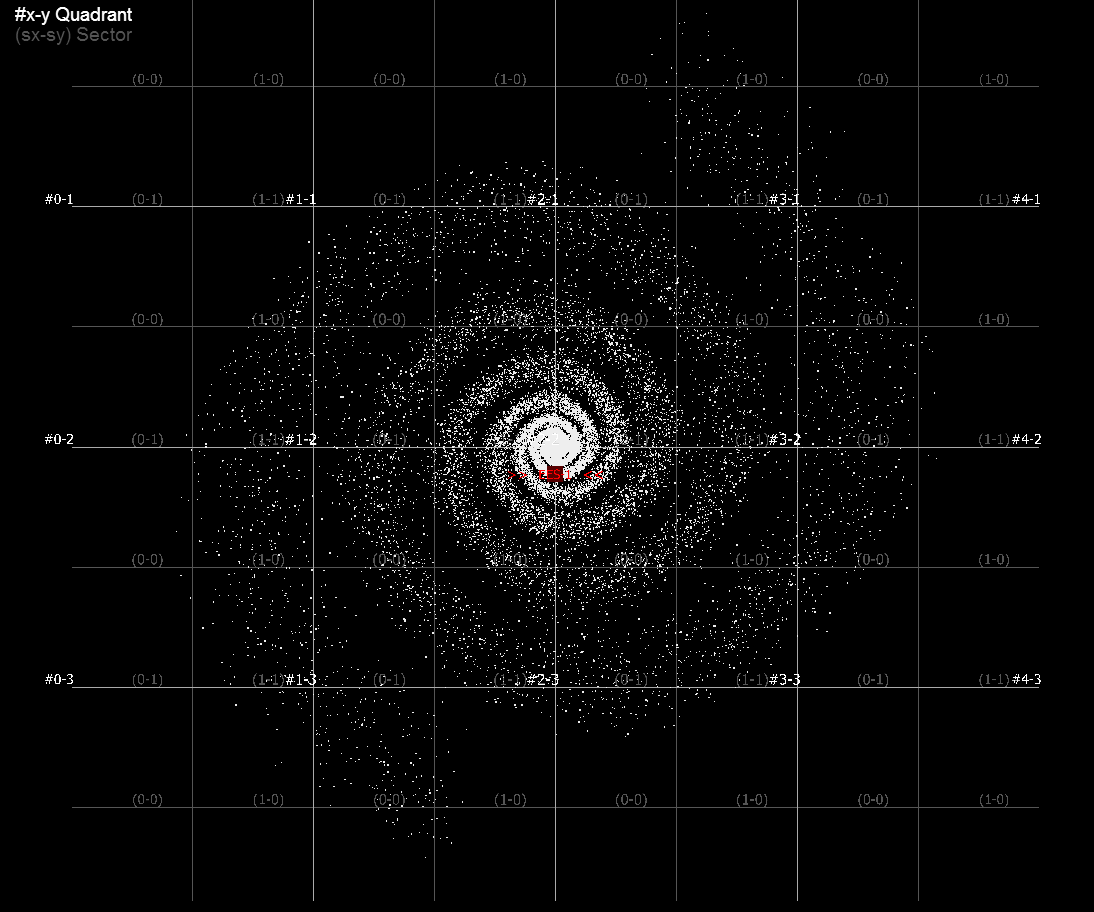 Карта галактики на Three.js/WebGL