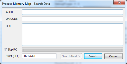 Карта памяти процесса