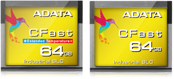 Карты памяти Adata ISC3E CFast предназначены для промышленной электроники