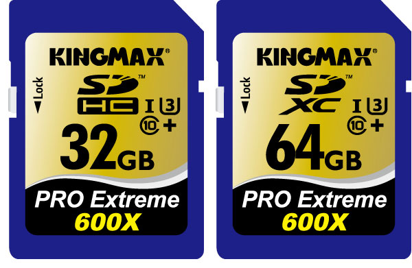 Карты памяти Кingmax SDXC и SDHC PRO Extreme превосходят требования стандарта UHS-I Speed Class 3