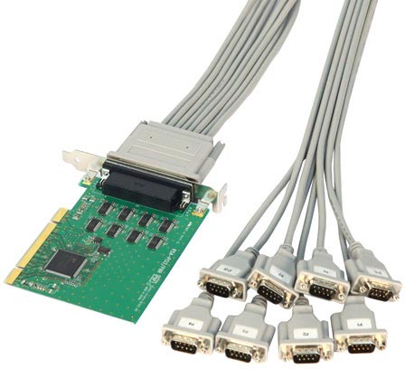 Карты расширения I-O Data RSA-PCI3R, RSA-PCI/P4R и RSA-PCI/P8R позволяют оснастить ПК портами RS-232C