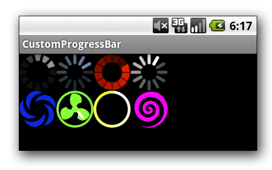 Кастомизация ProgressBar в Android