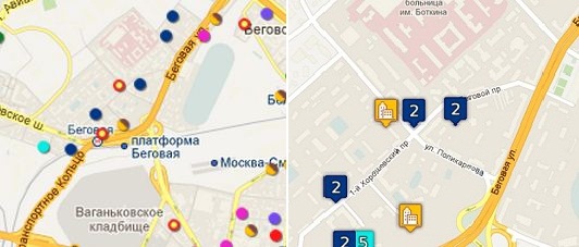 Кластеризация на клиенте или как показать 10000 точек на карте Кластеризация на клиенте или как показать 10000 точек на карте