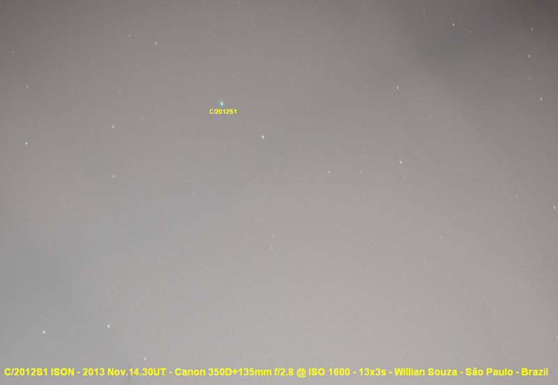 Комета ISON разгорелась, время доставать бинокли