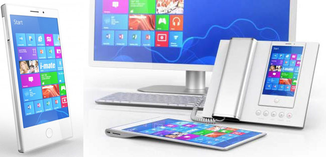 Коммуникатор i mate с процессором Intel Atom и ОС Windows 8 Pro