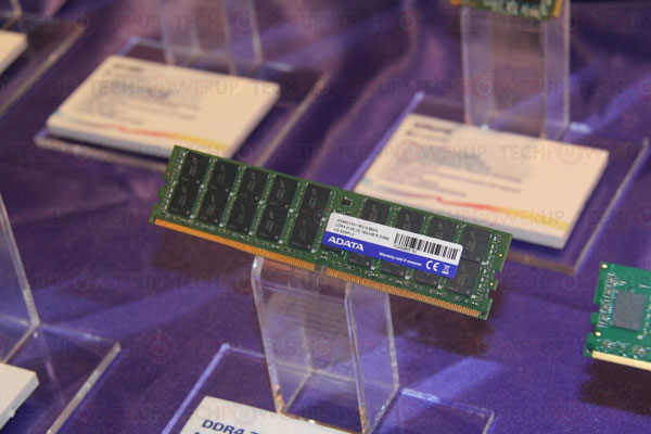 Компания Adata привезла на CES 2014 модули памяти DDR4 Модули памяти DDR4, которые компания Adata привезла на CES, предназначены для серверов