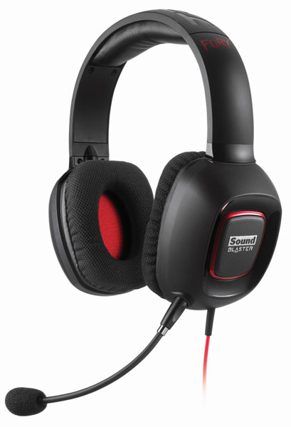 Компания Creative Technology представила игровую гарнитуру Sound Blaster Tactic3D Fury