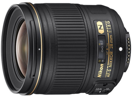 Компания Nikon представила объектив AF-S NIKKOR 28mm f/1.8G для полнокадровых зеркальных камер