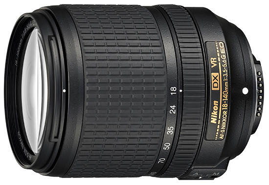 Цена объектива AF-S DX Nikkor 18–140mm f/3.5–5.6G ED VR — $600