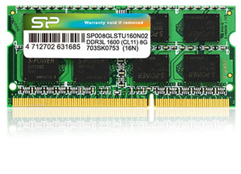Модули Silicon Power DDR3L-1333 работают с задержкой CAS 9, модули DDR3L-1600 — CAS 11