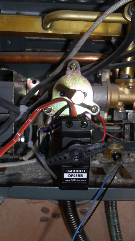 Контроль темературы воды в газ. колонке Контроль темературы воды в газ. колонке