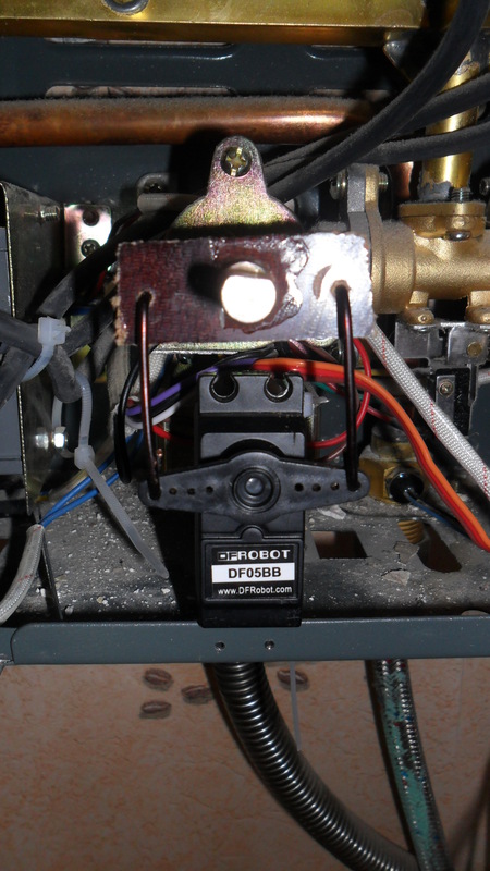 Контроль температуры воды в газ. колонке Контроль температуры воды в газ. колонке