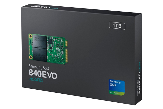 Коротко о новом: Samsung выпустила 840 EVO — первый в мире SSD накопитель mSATA ёмкостью 1 ТБ