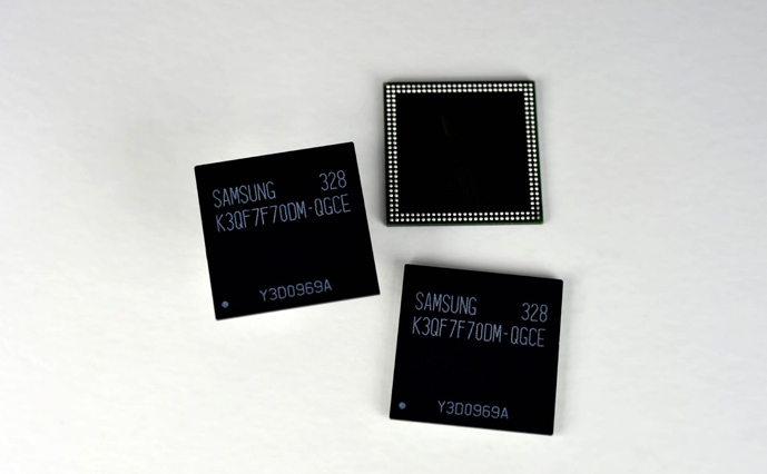 Коротко о новом: Samsung запускает в массовое производство первые модули памяти LPDDR3 объемом 3 ГБ