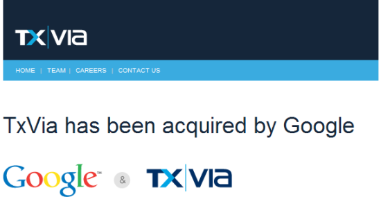 Корпорация Google приобрела сервис мобильных платежей TxVia