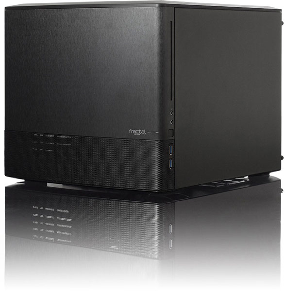 Размеры корпуса Fractal Design Node 804 равны 370 х 307 х 412 мм