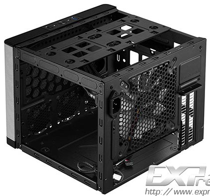 Корпус Jonsbo V6S для систем типоразмера mini-ITX напоминает акустическую систему