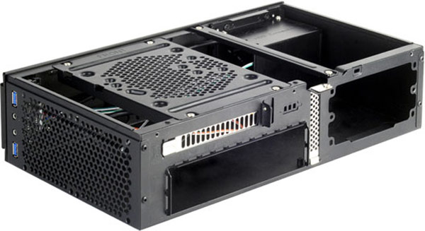 В корпусе SilverStone Milo ML06 помещается плата типоразмера Mini-ITX 