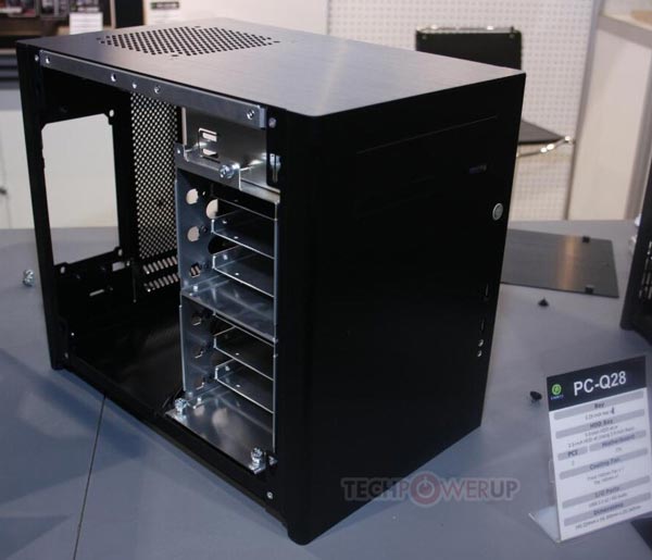 Корпуса Lian Li PC-Q27, PC-Q28 и PC-Q30 рассчитаны на платы типоразмера mini-ITX