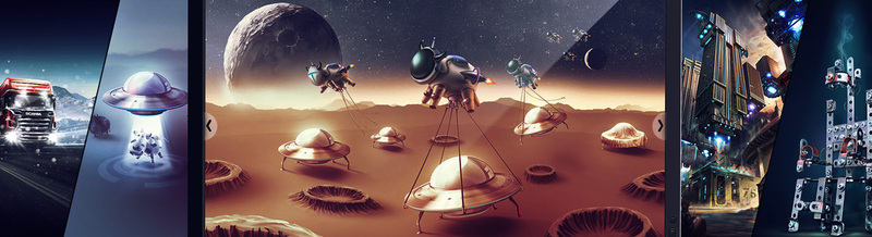 Космические сюжеты в веб дизайне Космические сюжеты в веб дизайне