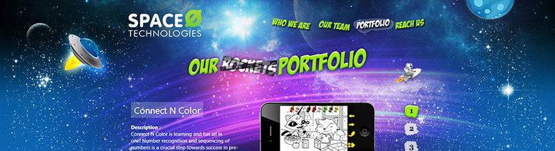 Космические сюжеты в веб дизайне Космические сюжеты в веб дизайне