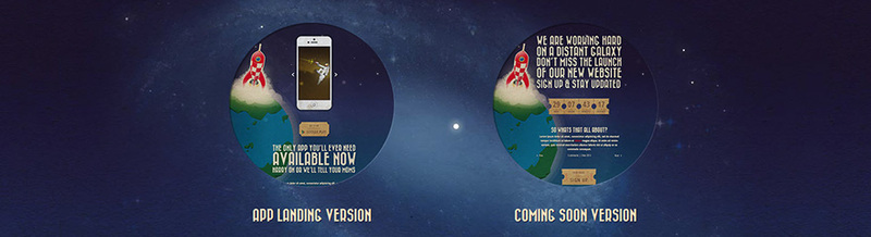 Космические сюжеты в веб дизайне Космические сюжеты в веб дизайне