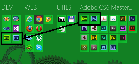 Кратко о дублировании Windows 8 Tiles
