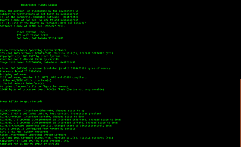 Маршрутизаторы Cisco 1000 серии Маршрутизаторы Cisco 1000 серии