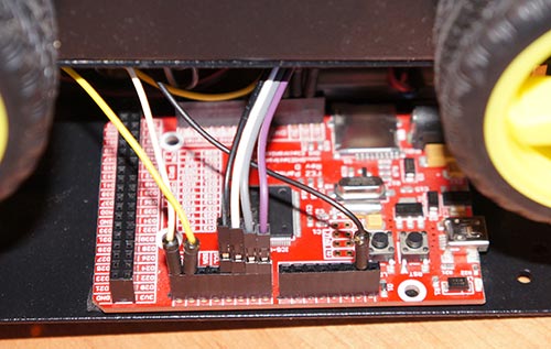 Машинка на контроллере с .NET Micro Framework, управляемая акселерометром Android устройства