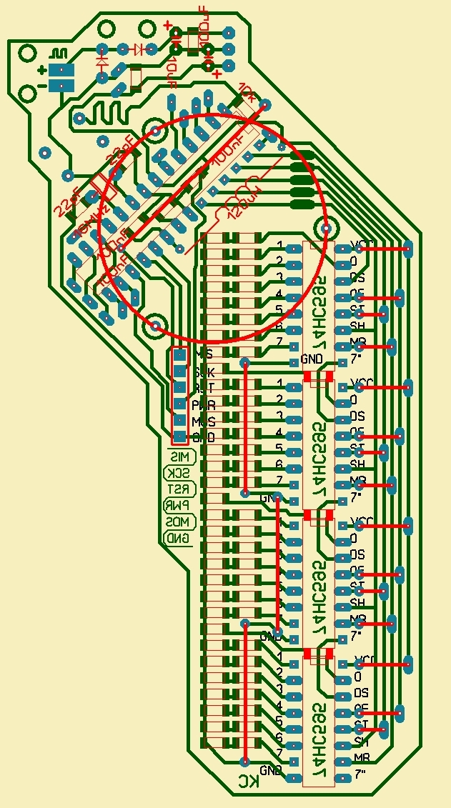 Механический дисплей на AVR с нуля. Часть 1: плата дисплея