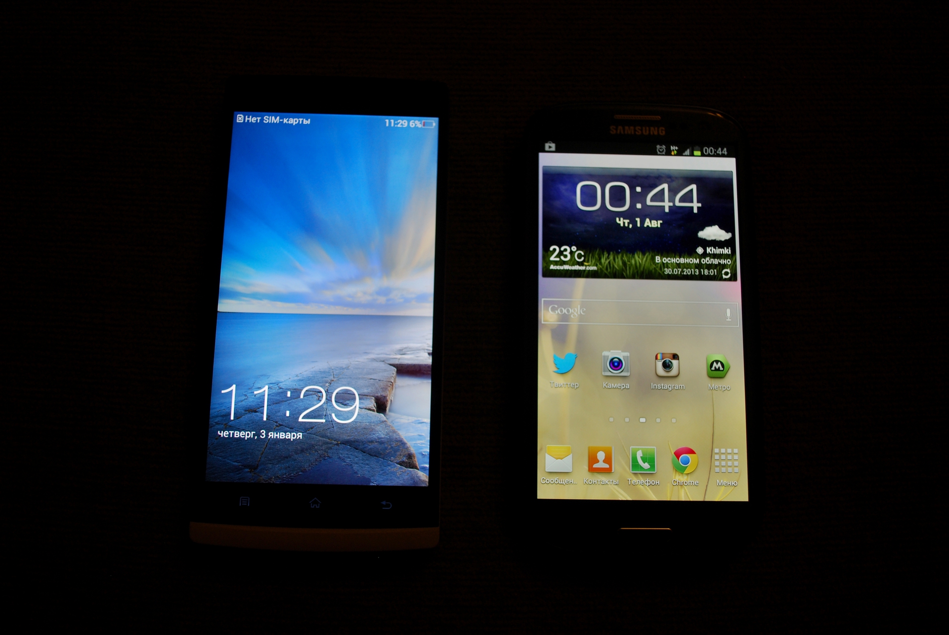 Между Samsung Galaxy S III и OPPO Find 5 (довольно таки подробно о последнем)