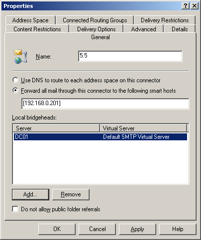 Миграция с Exchange 5.5 на Exchange 2003 image