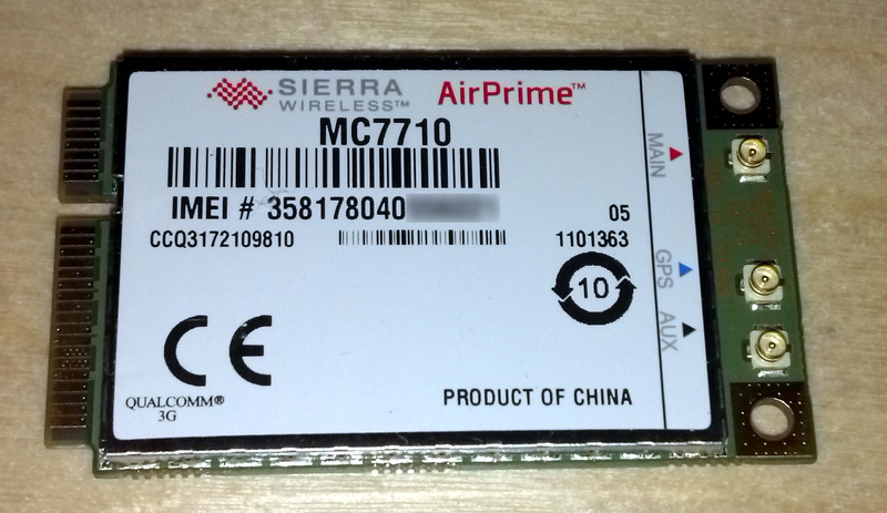 Ноутбук интернет карта. Sierra Wireless mc7710. Sierra Wireless AIRPRIME mc7710 GPS антенна. Модуль LTE для ноутбука как выглядит. Модем Sierra AIRPRIME MC 8705.