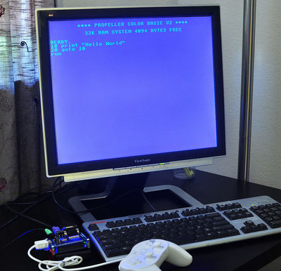 Мини компьютер на базе микроконтроллера Parallax Propeller Мини компьютер на базе микроконтроллера Parallax Propeller