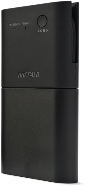 Миниатюрный беспроводной маршрутизатор Buffalo WMR-300 соответствует спецификациям IEEE 802.11n/g/b