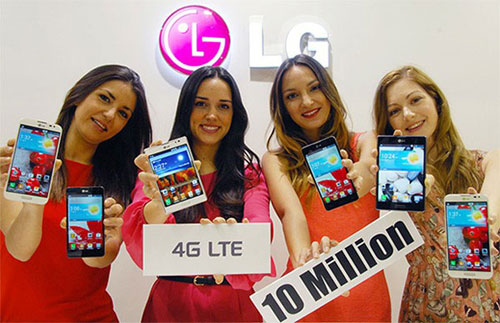 Продажи смартфонов LG с поддержкой LTE перевалили отметку в 10 млн