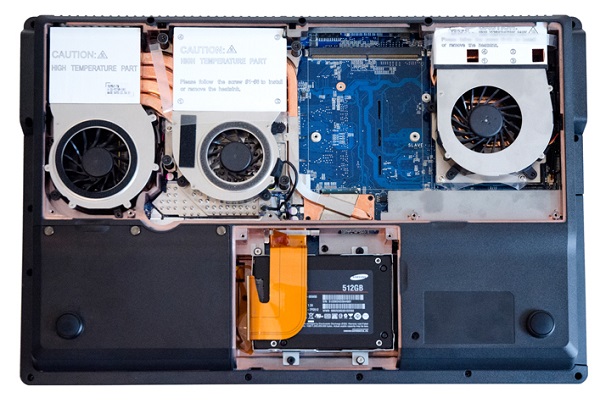 Мобильный сервер Eurocom Panther 5SE в топовой комплектации оснащён двенадцатиядерным процессором Intel Xeon E5 2697 v2 Мобильный сервер Eurocom Panther 5SE