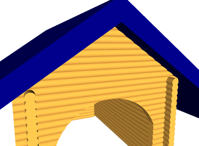 Моделирование параметрического бревенчатого дома на… С++ Моделирование параметрического бревенчатого дома на… С++