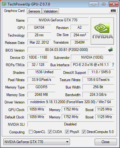 Не исключено, что GeForce GTX 770 будет получена из GTX 680 давно известным Nvidia приемом переименования