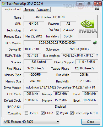 Не исключено, что GeForce GTX 770 будет получена из GTX 680 давно известным Nvidia приемом переименования