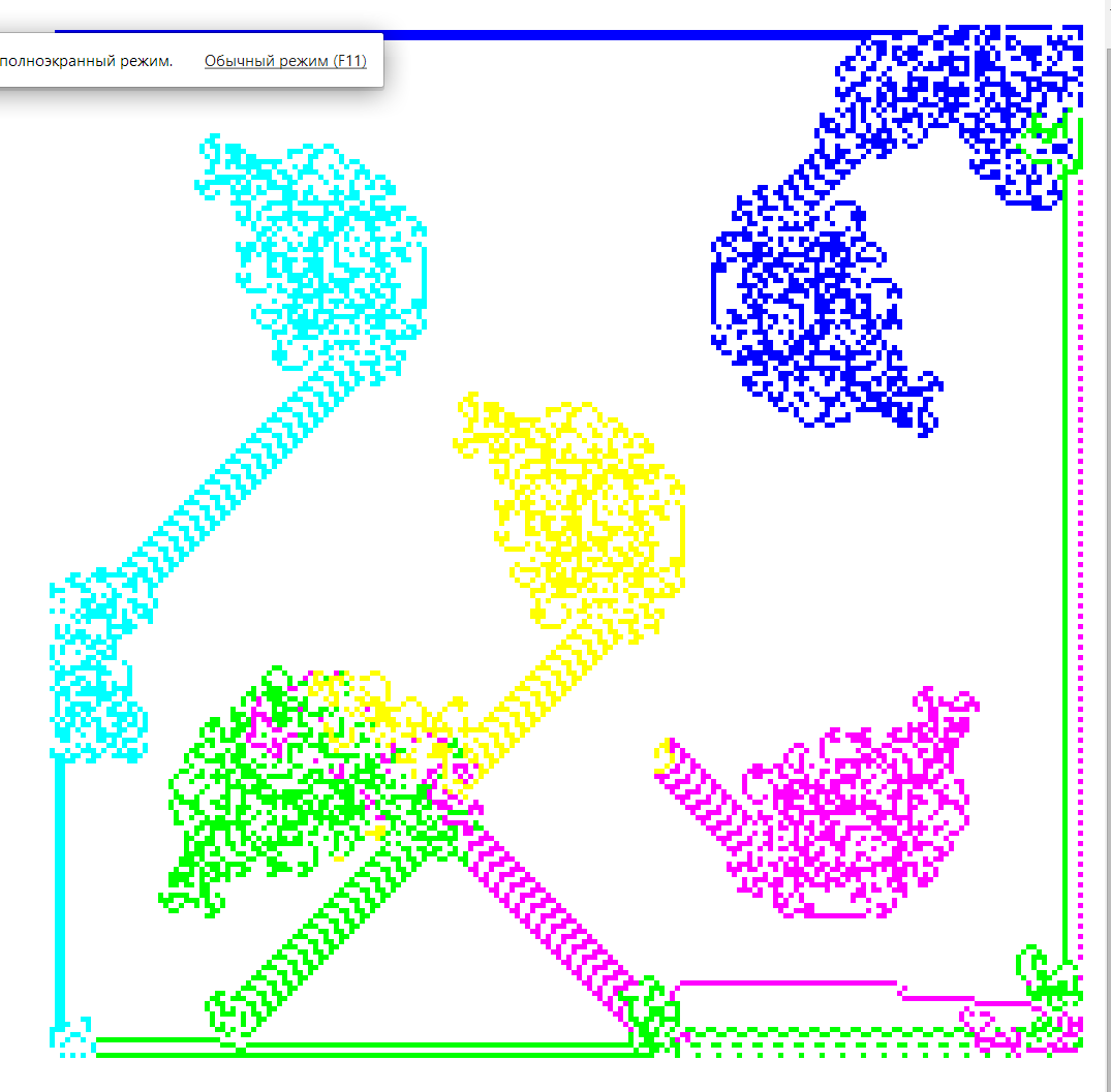 Муравей Лэнгтона на JS и Canvas