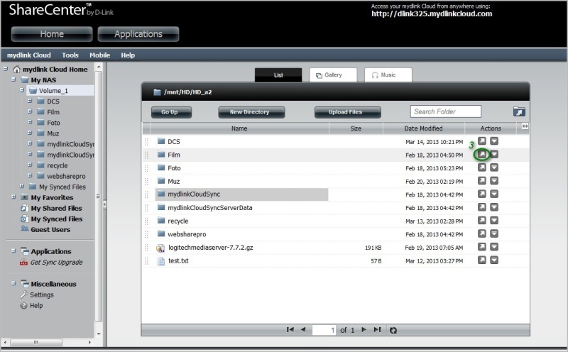 mydlink Cloud. Облачные накопители image