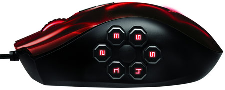 Мышь Razer Naga Hex Wraith Red Edition унаследовала у мыши Razer Naga Hex все, кроме цвета