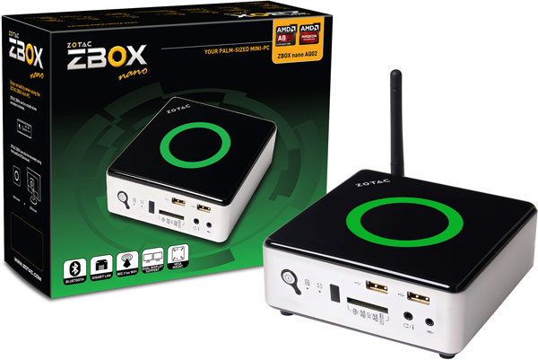 На CeBIT 2014 представлены мини-ПК Zotac Zbox EI750, EI730 и Zbox nano AQ02