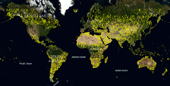 На карты Bing добавили 165 терабайтов спутниковых фотографий